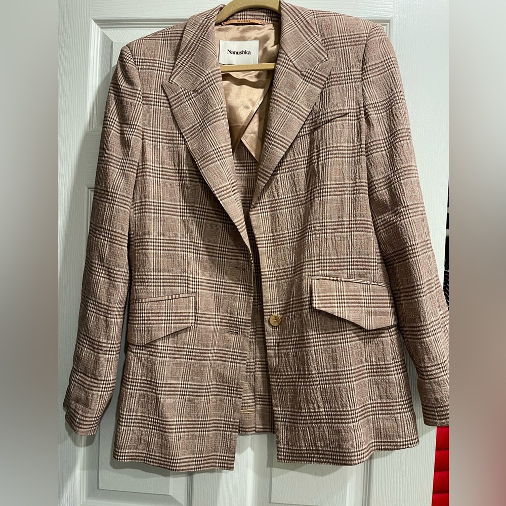 Nanushka blazer in size Small